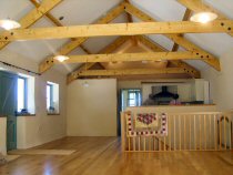 Barn conversion by T W McCarten & Son at Lower Tregeen, Cornwall